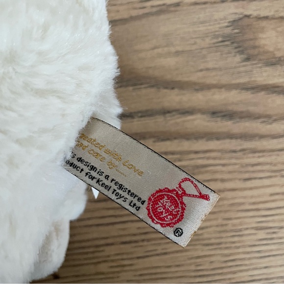 Keel Toys Alpaca Llama Soft Toy Plush Cuddly Animal White Pink Eyes Age 1+ Years - Picture 11 of 12